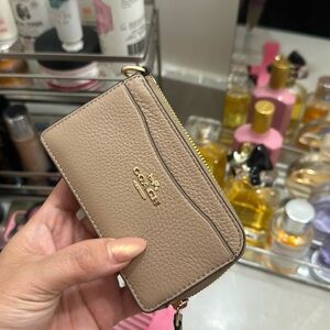 Coach multifunction pouch + slg + coin + cards wristlet